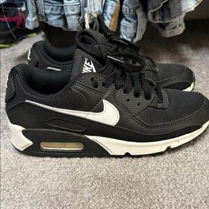 Nike Air Max Black and White Shoes